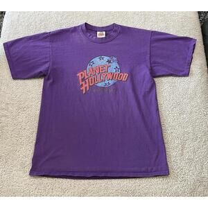 Vintage Planet Hollywood Walt Disney World T-Shirt Size Large Made In The USA